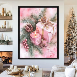 Festive Pine Gift Candle Radiance - NicheCanvas