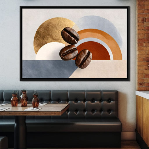 Golden Bean Sunrise Canvas Print