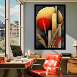 Sunset Geometry - TooplesArt - NicheCanvas