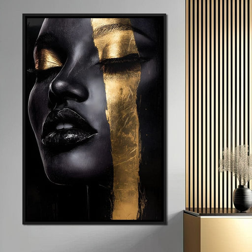 Golden Elegance Unveiled Canvas Print