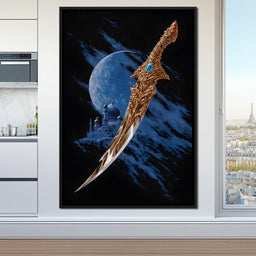 Celestial Palace Gilded Scimitar - NicheCanvas