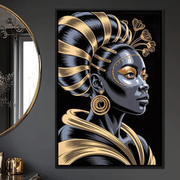 The Gilded Goddess - TooplesArt - NicheCanvas