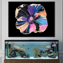 Gilded Petals Of A Midnight Garden - NicheCanvas