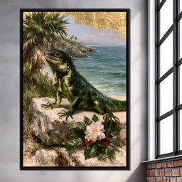 Patient Watcher of the Pacific Shore - NicheCanvas