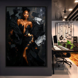 Elegance in Shadow Dance - NicheCanvas