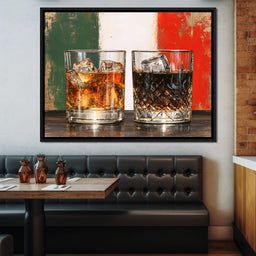 Irish Coffee & Whiskey - NicheCanvas