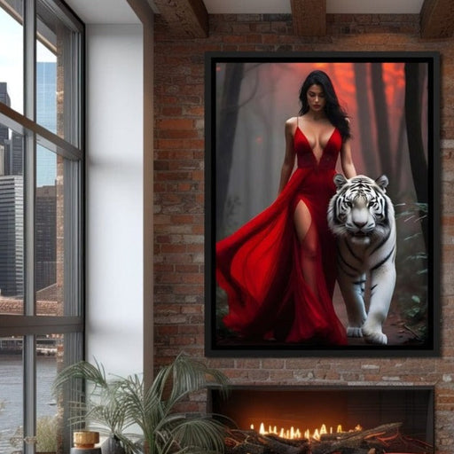 Female Portrait 198 - Johanjjf Canvas Print