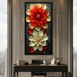 Autumnal Bloom Symphony - NicheCanvas