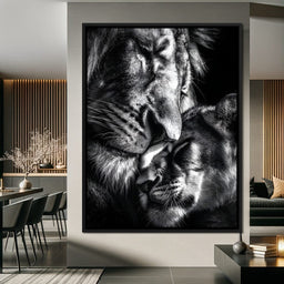 Lion's Bond - NicheCanvas