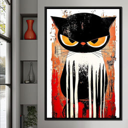 Ferocious Feline Enigma - NicheCanvas