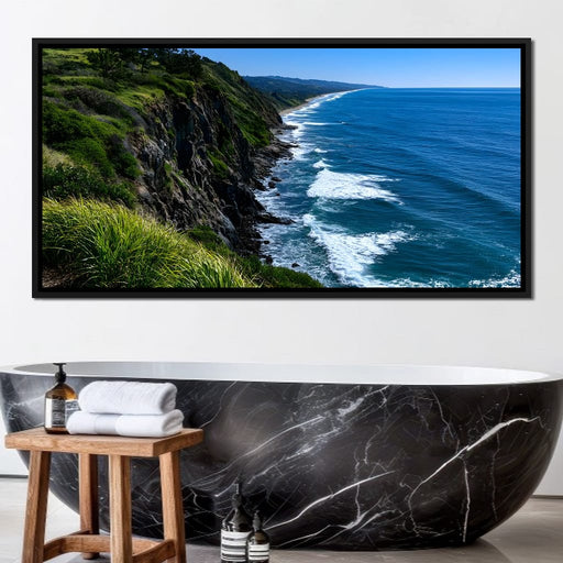Surreal Coast Waters Canvas Print