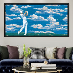 Swinging Through Dream Clouds - NicheCanvas