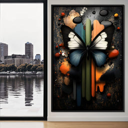 Butterfly Dreamscape Fusion - NicheCanvas