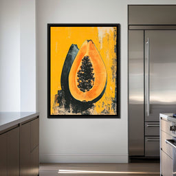 Papaya Vibrance - NicheCanvas