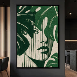 Botanical Shadow Portrait - NicheCanvas