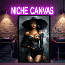 Glamorous Shadows Enigma - NicheCanvas
