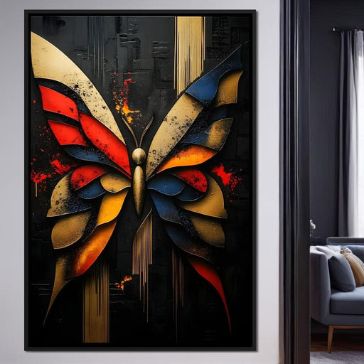 Butterfly Radiance Symphony Canvas Print
