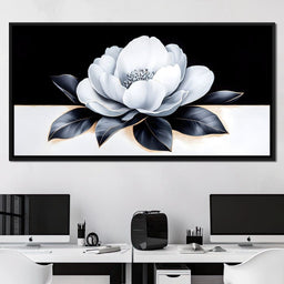 Petals of Tranquil Grace - NicheCanvas