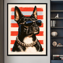 Coolest Canine On The Block - NicheCanvas