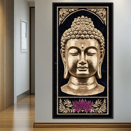 Celestial Buddha Lotus Tranquil - NicheCanvas