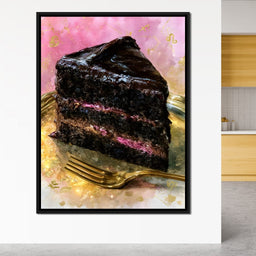 Decadent Slice Of Midnight - NicheCanvas