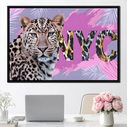 Leopard Queen NYC Neon Rush - NicheCanvas