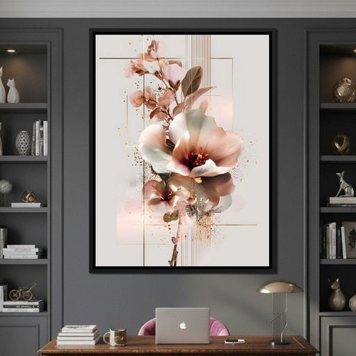 Delicate Petals Radiant Calm Canvas Print