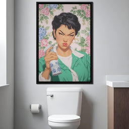 Bathroom Spray Cleaning Queen - NicheCanvas