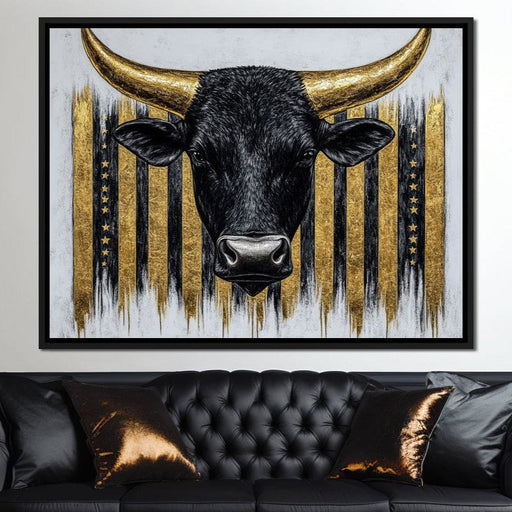 Golden Strength of Majesty Canvas Print