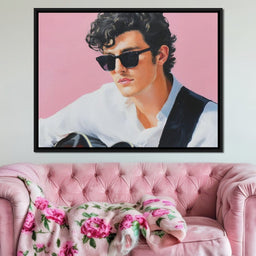 Retro Guitarist Cool Charisma - NicheCanvas