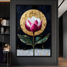 Golden Petal Radiance - NicheCanvas