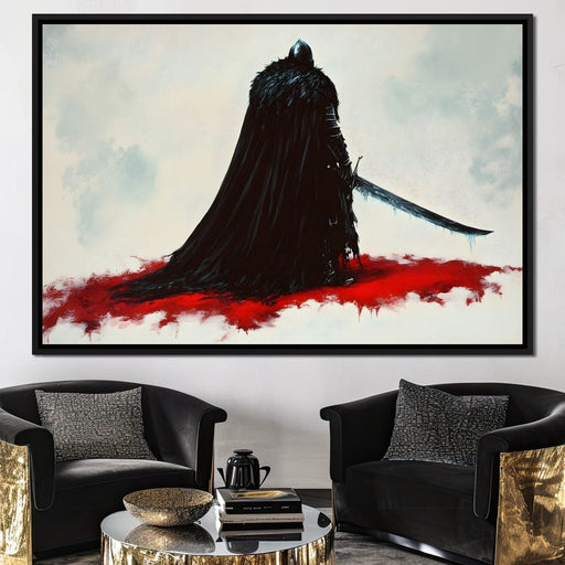 Shadowed Guardian Resolve Canvas Print