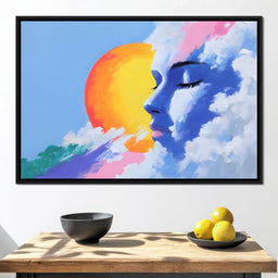 Dreamscape of Sunlit Skies - NicheCanvas