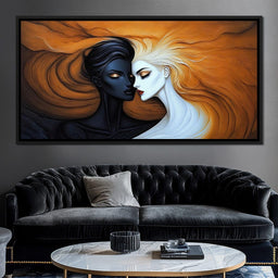 Love in Contrast - TooplesArt - NicheCanvas