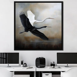 Heron Harmony - TooplesArt - NicheCanvas