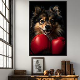 Paws of Courage Pugilist - NicheCanvas