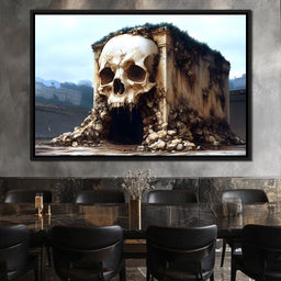 Skull Fortress Erosion Dreams - NicheCanvas