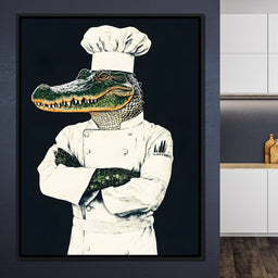 Gator Chef Culinary Humor - NicheCanvas