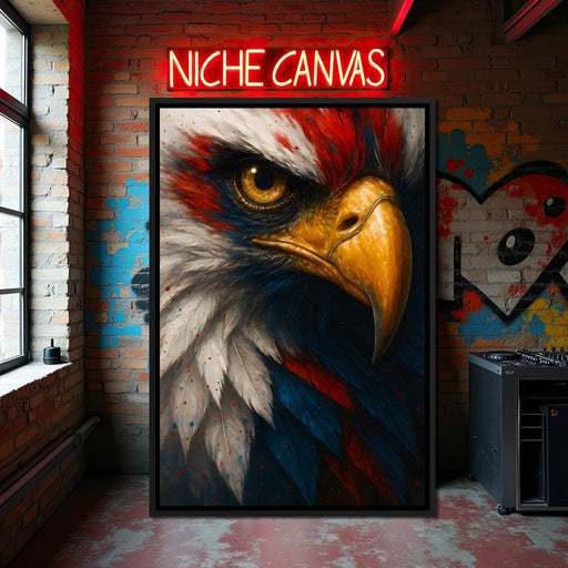 Majestic Gaze of Freedom Canvas Print