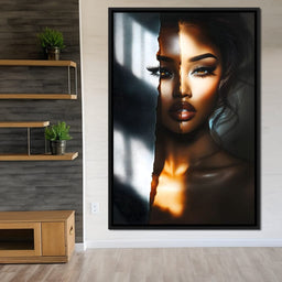 Radiant Fusion Portrait - NicheCanvas