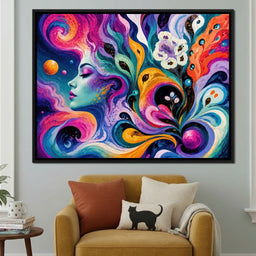 Cosmic Daydream - TooplesArt - NicheCanvas
