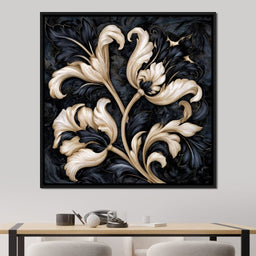 Ivory Baroque Bloom - TooplesArt - NicheCanvas