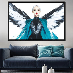 Elegance of Celestial Wings - NicheCanvas