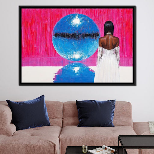 Reflective Sphere Reverie Canvas Print