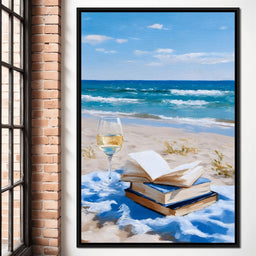 Seaside Pages and Golden Sip - NicheCanvas