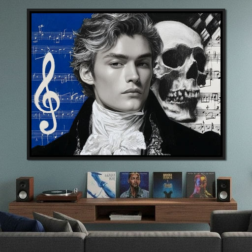 Baroque Composer Facing Mortality Canvas Print