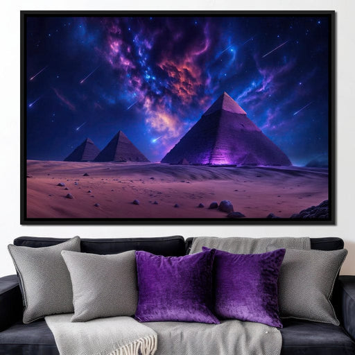 Stardust Over Giza - TooplesArt Canvas Print