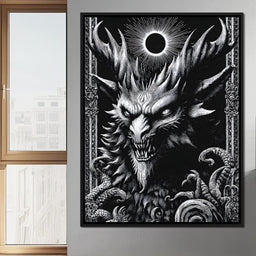 Nightmarish Eclipse Beast Lord - NicheCanvas