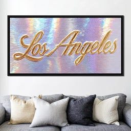 Golden Dreams of LA Sunset - NicheCanvas