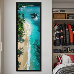 Tropical Serenity Beach - NicheCanvas